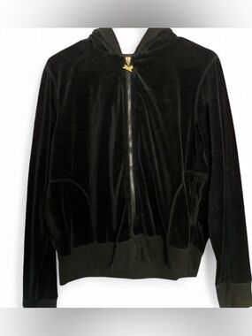 Velour tracksuit top